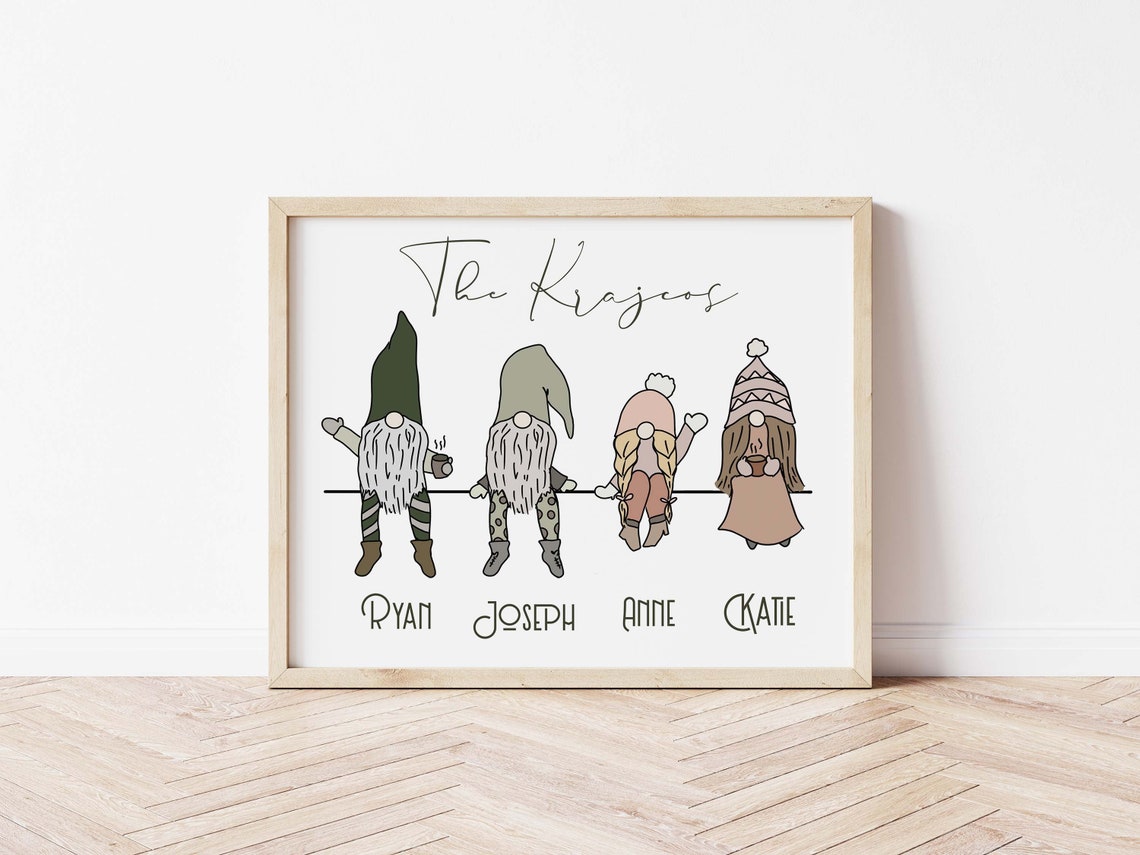 Custom Gnome Sign Design for Home Decor