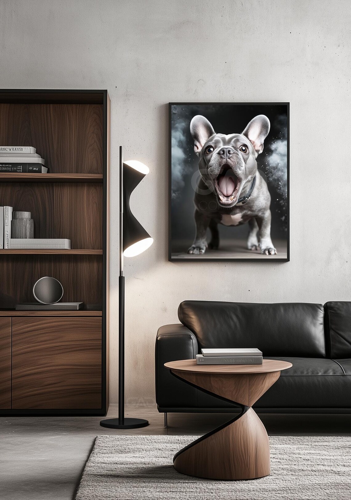 French Bulldog Humorous Animal Poster Print - Image 2