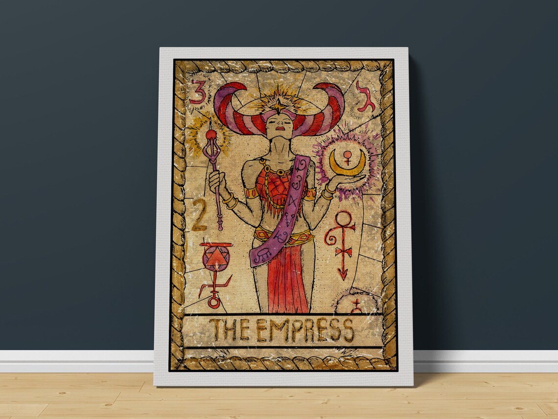 Tarot Card Print Wall Art Tarot Card The Empress Tarot Cards Print Tarot Print Tarot Card Wall Print Tarot Card Wall Art Print - Image 3