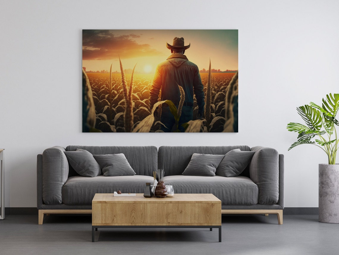 Cowboy Print Wall Art Cowboy Art Print Cowboy Art Cowboy Art Cowboy Wall Art Cowboy Print Art Cowboy Prints Farm Sign - Image 2