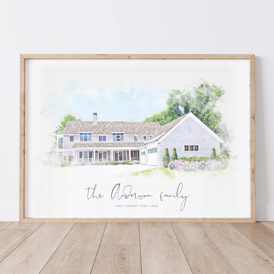 Custom House Portrait - Watercolor - Image 4