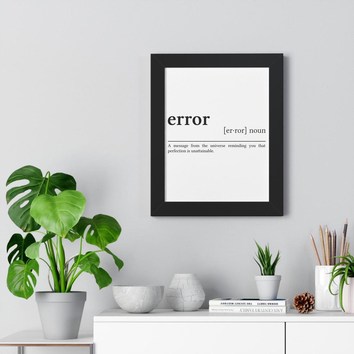 Error Funny Definition Poster for Programmers Tech Office Decor - Image 2