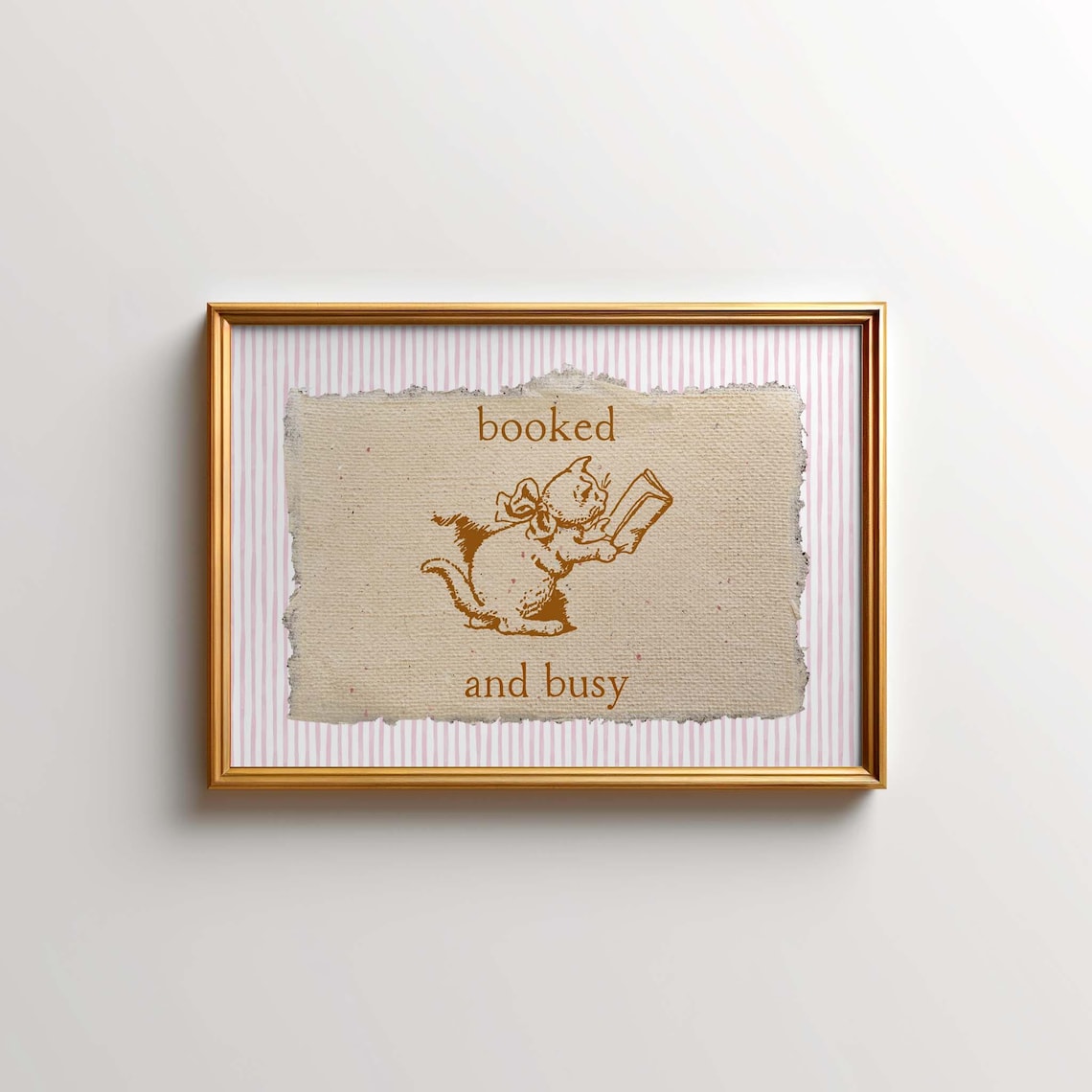 Coquette Book Art, Cute Reading Poster - Image 3