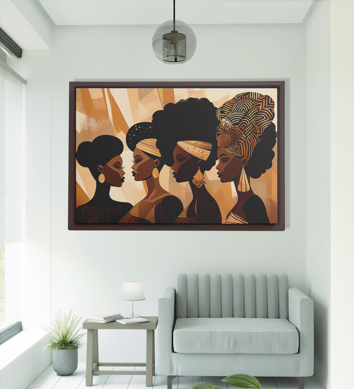 African Woman, Modern Artwork Wall Art Print - Image 3