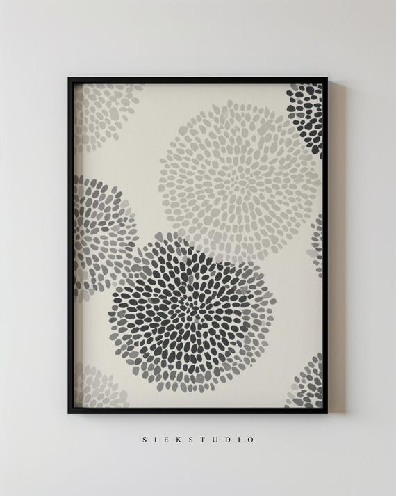 Modern Geometric Abstract Shapes Minimalist Natureinspired Wall Art Organic Pattern Neutral Contemporary Living Room Artwork 113