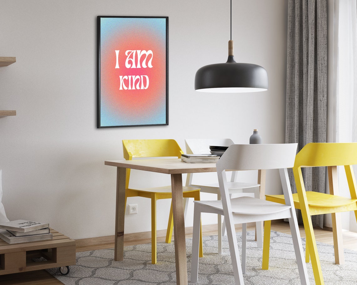 Daily Affirmations Poster Print Self Love Healing Wall Art Self Gift Mental Health Home Dcor Wall Art Digitial - Image 2