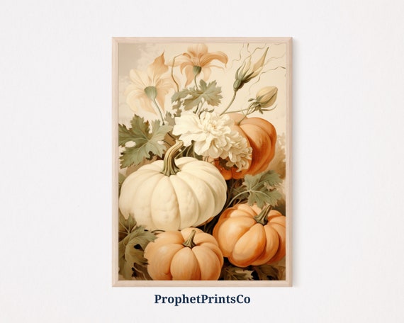 Fall Wall Art Fall Art Print Farmhouse Muted Prints Cute Autumn Landscape Fall Leaves Prints Wall Art