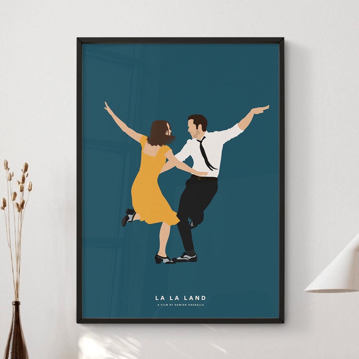 La La Land Minimalist Movie Poster, Wall Art Print