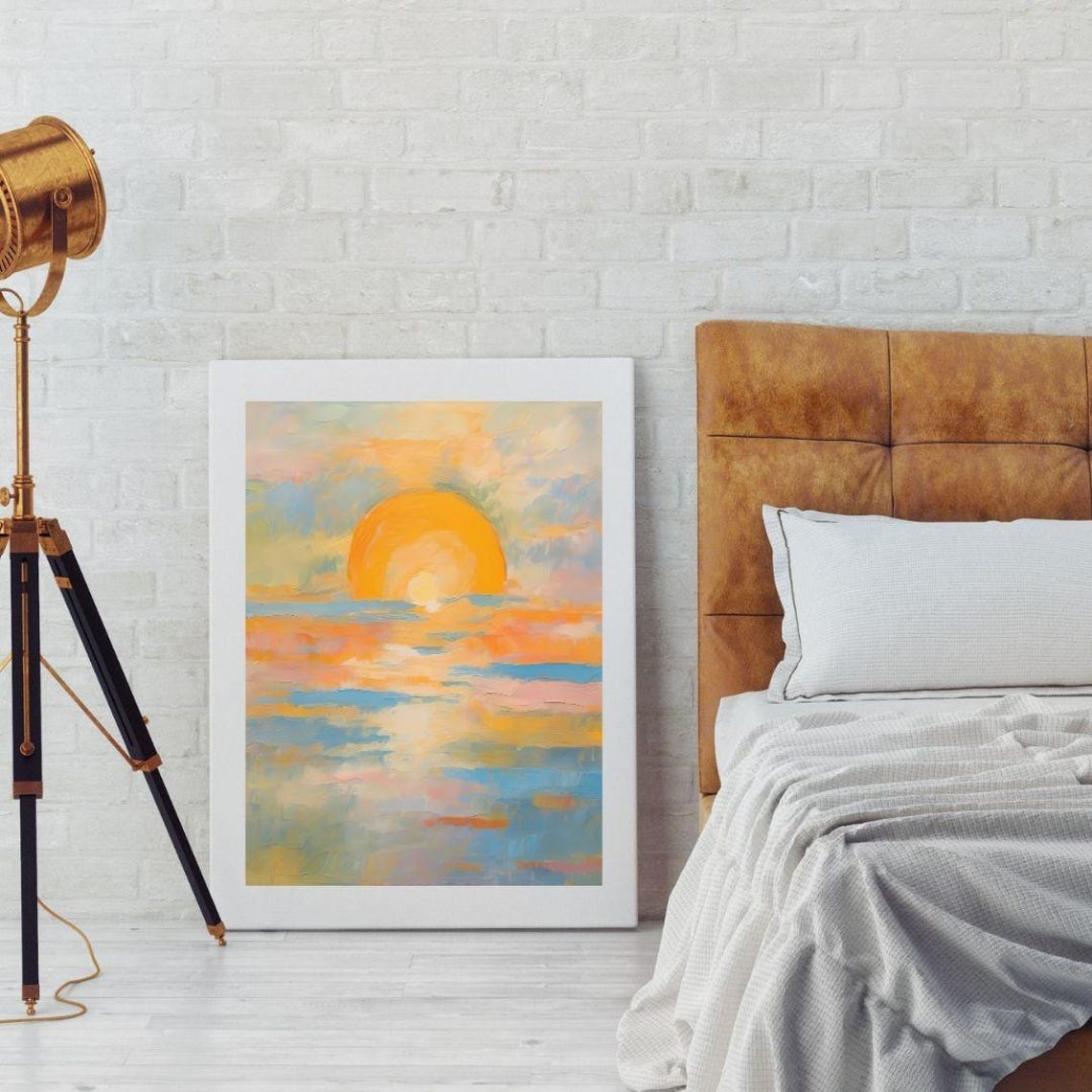 Sunset Art Print Wall Art Art Abstract Wall Art Art Colourful Art Maximalist Minimalistic - Image 2