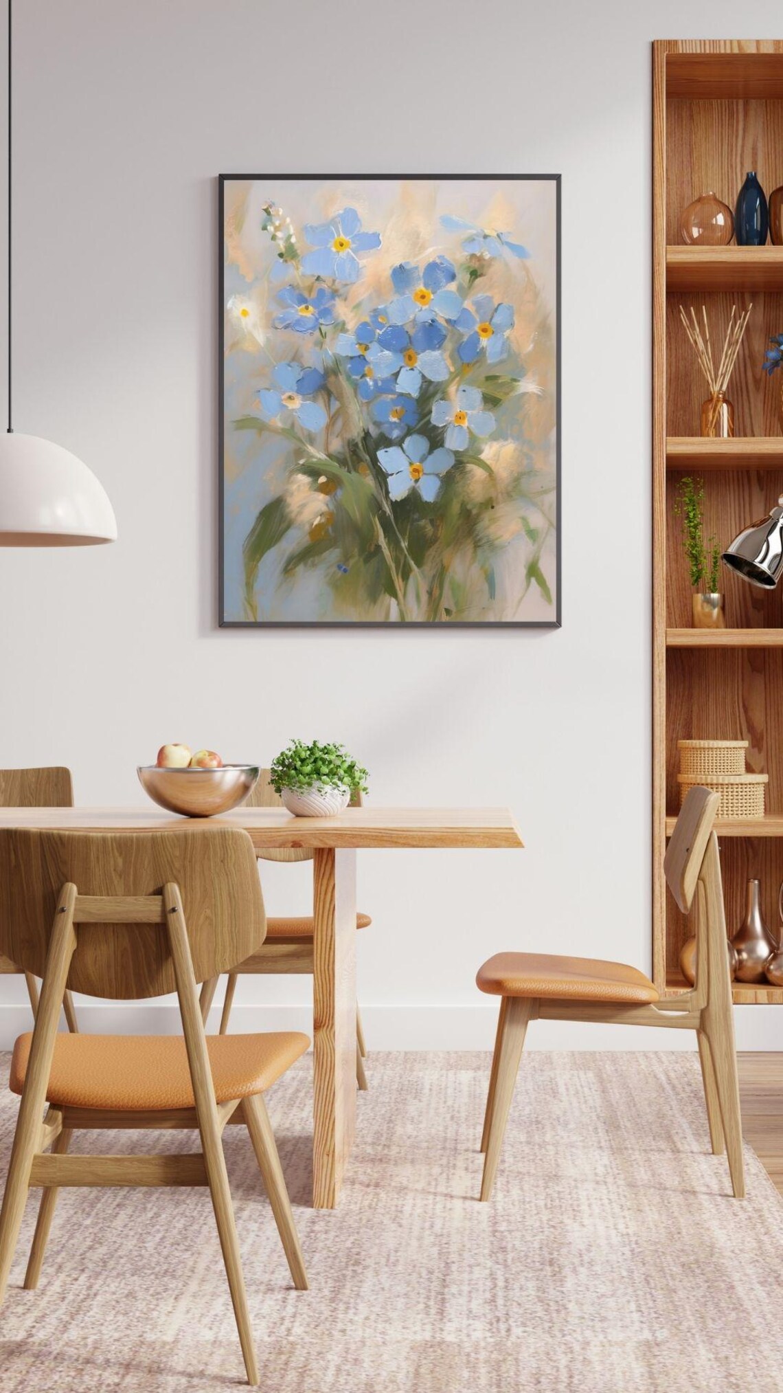 Forget Me Not Impressionism Poster Print - Image 3