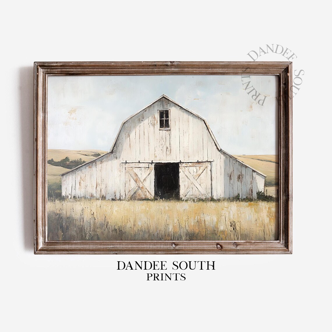 Rustic Barn Vintage Countryside Art Print