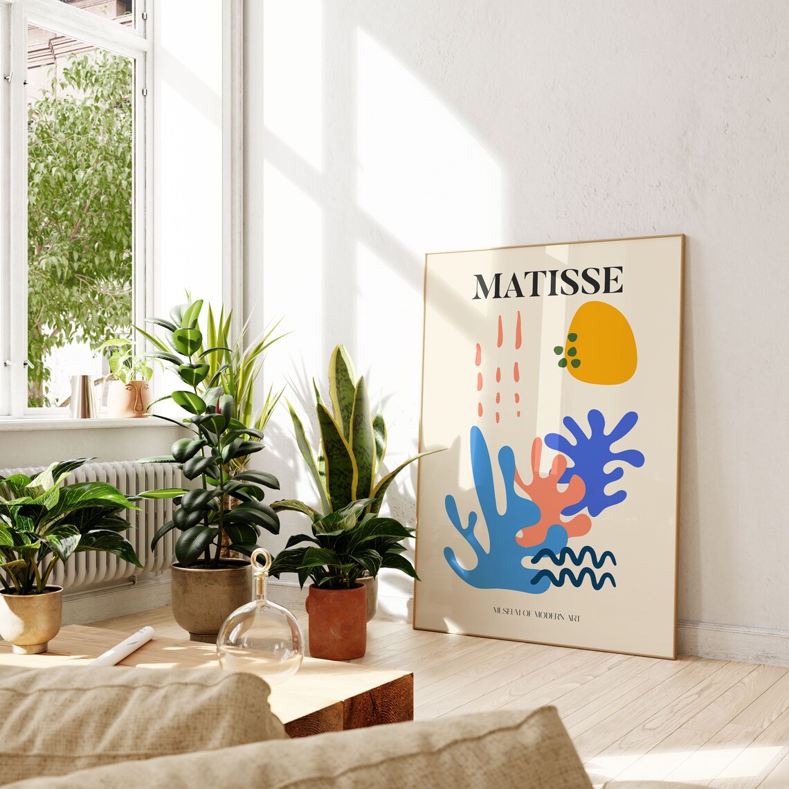 Henri Matisse Exhibition Poster, Boho Floral Garden Scenery - Image 4