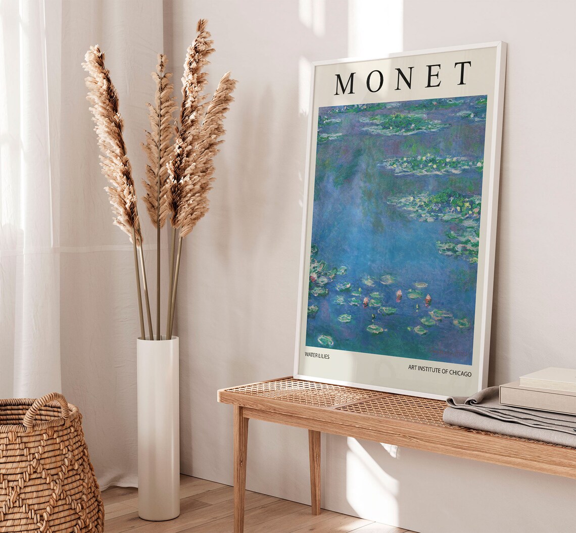 Claude Monet Exhibition Poster - Floral Garden - Image 3
