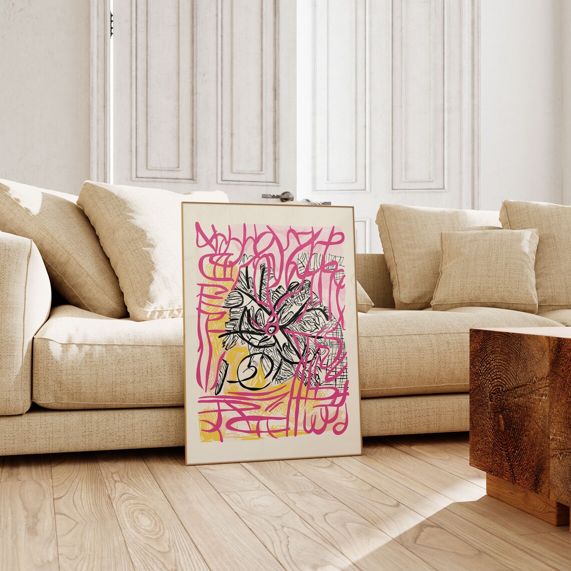 Colorful Eclectic Boho Art Print, Gift For Friend - Image 3