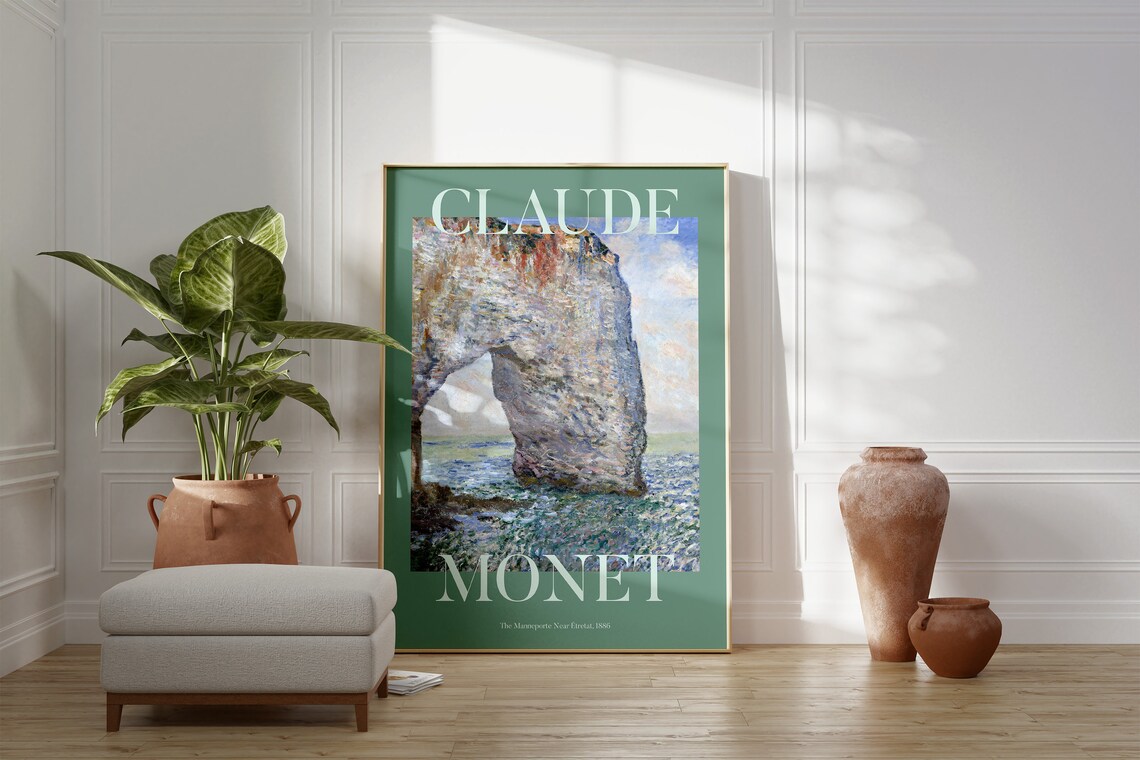 Claude Monet Landscape, Modern Impressionism Art Print - Image 3