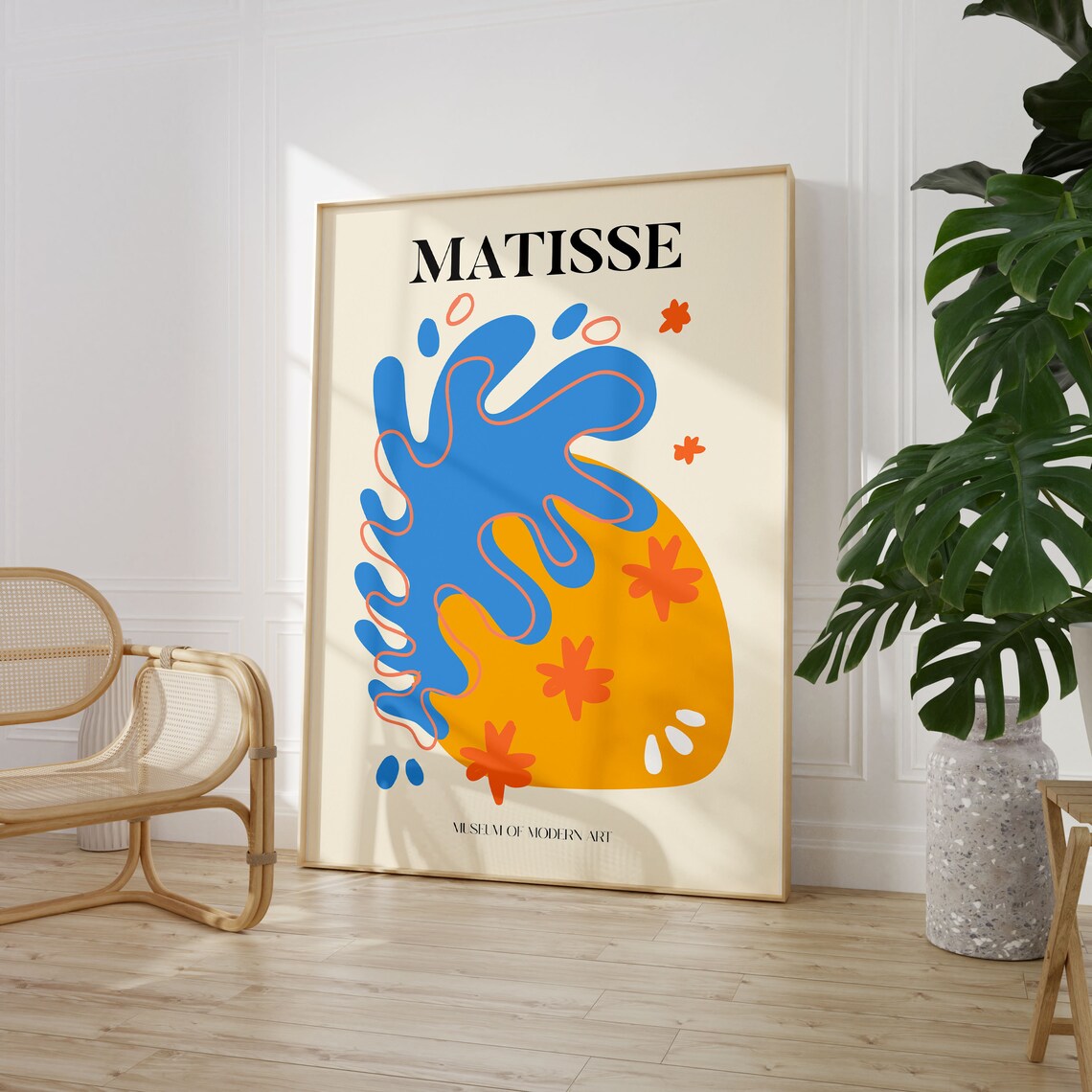 Henri Matisse Exhibition Poster, Boho Floral Garden Scenery - Image 2