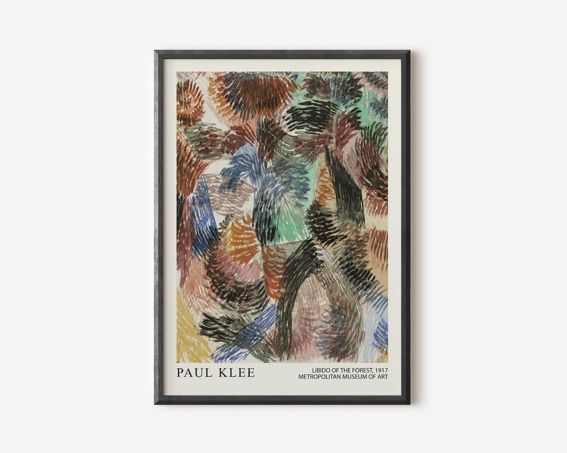 Paul Klee Abstract, Modern Art Poster