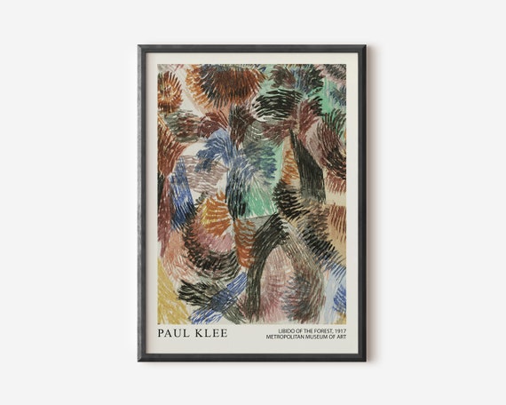 Paul Klee Abstract, Modern Art Poster