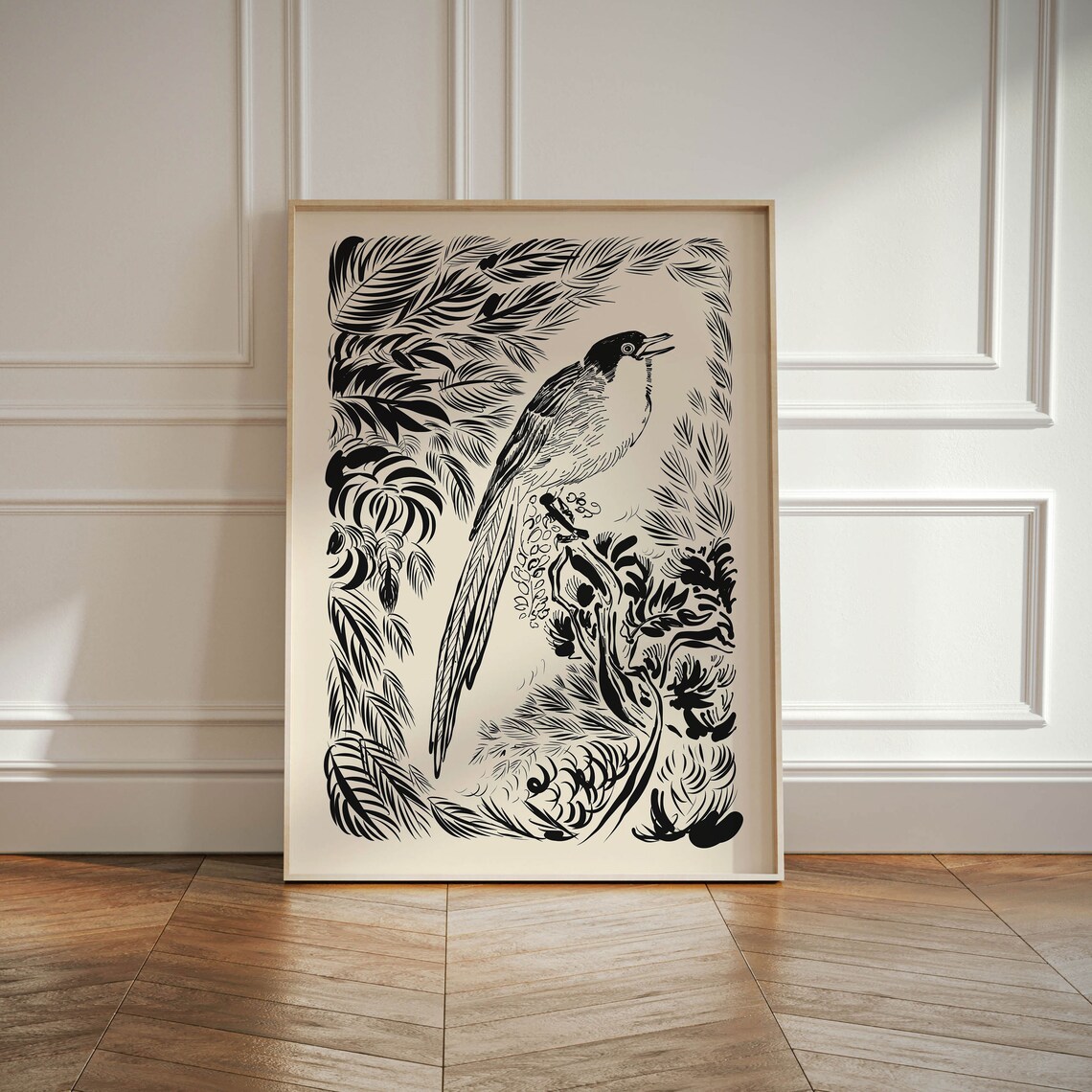 Japanese Bird Vintage Illustration Art Print - Image 4