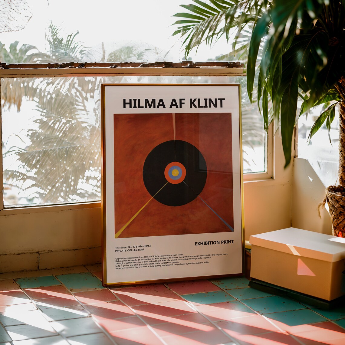 Hilma Af Klint Exhibition, Vintage Minimalist Art Print - Image 3