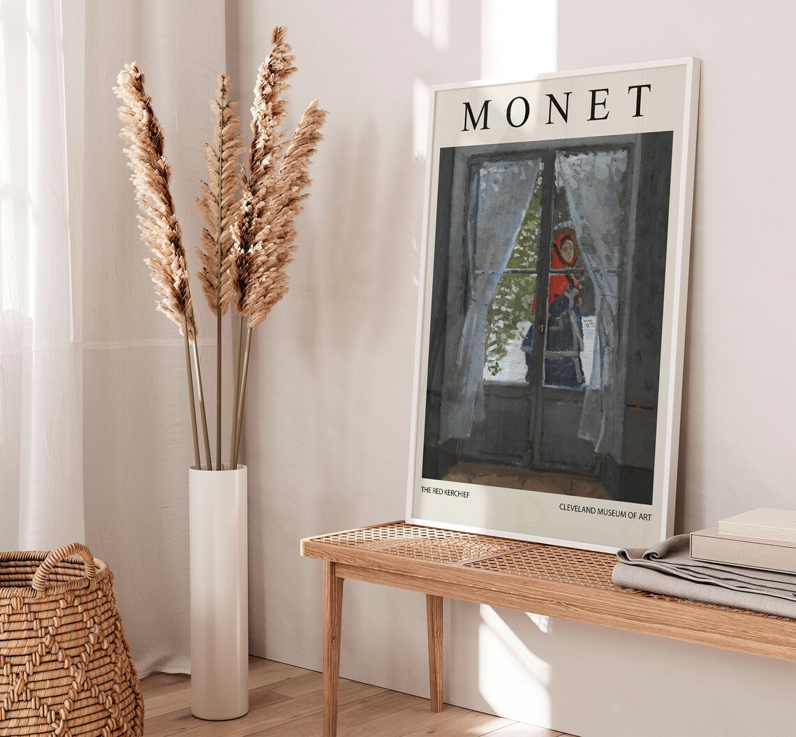 Claude Monet Exhibition Poster, Garden Scenery - Image 2