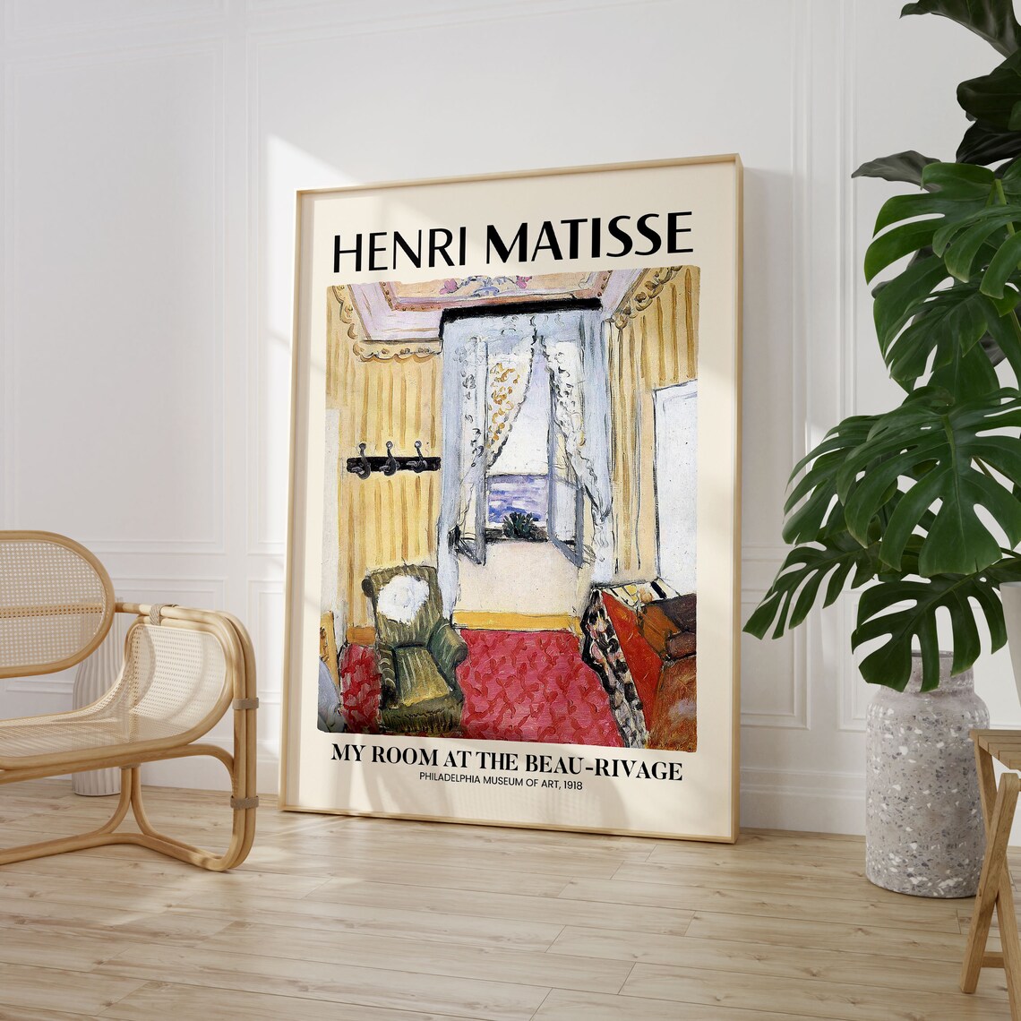 Henry Matisse Exhibition Poster, Floral Garden Scenery - Image 2