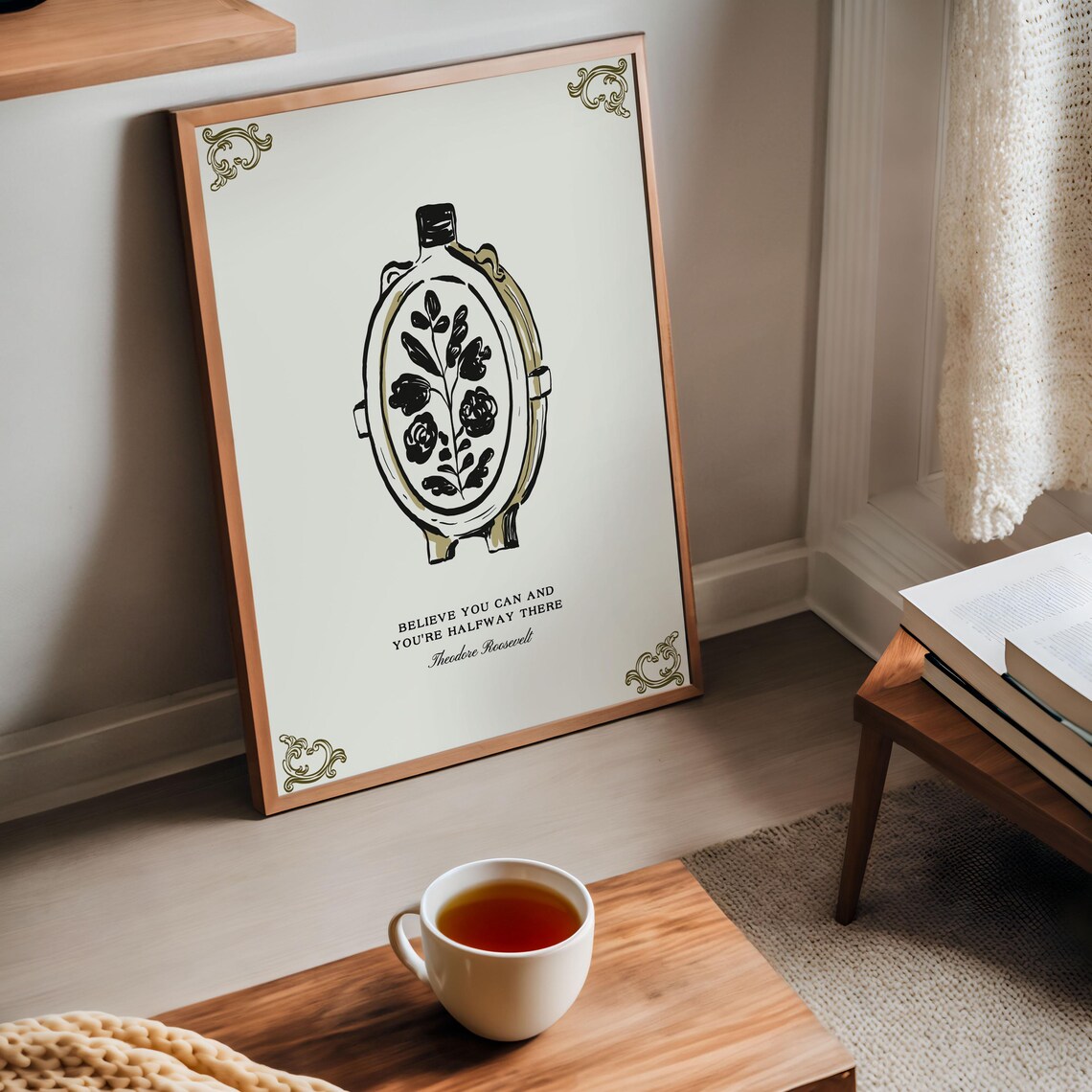 Vintage Boho Gallery Poster, Retro Kitchen Decor - Image 4