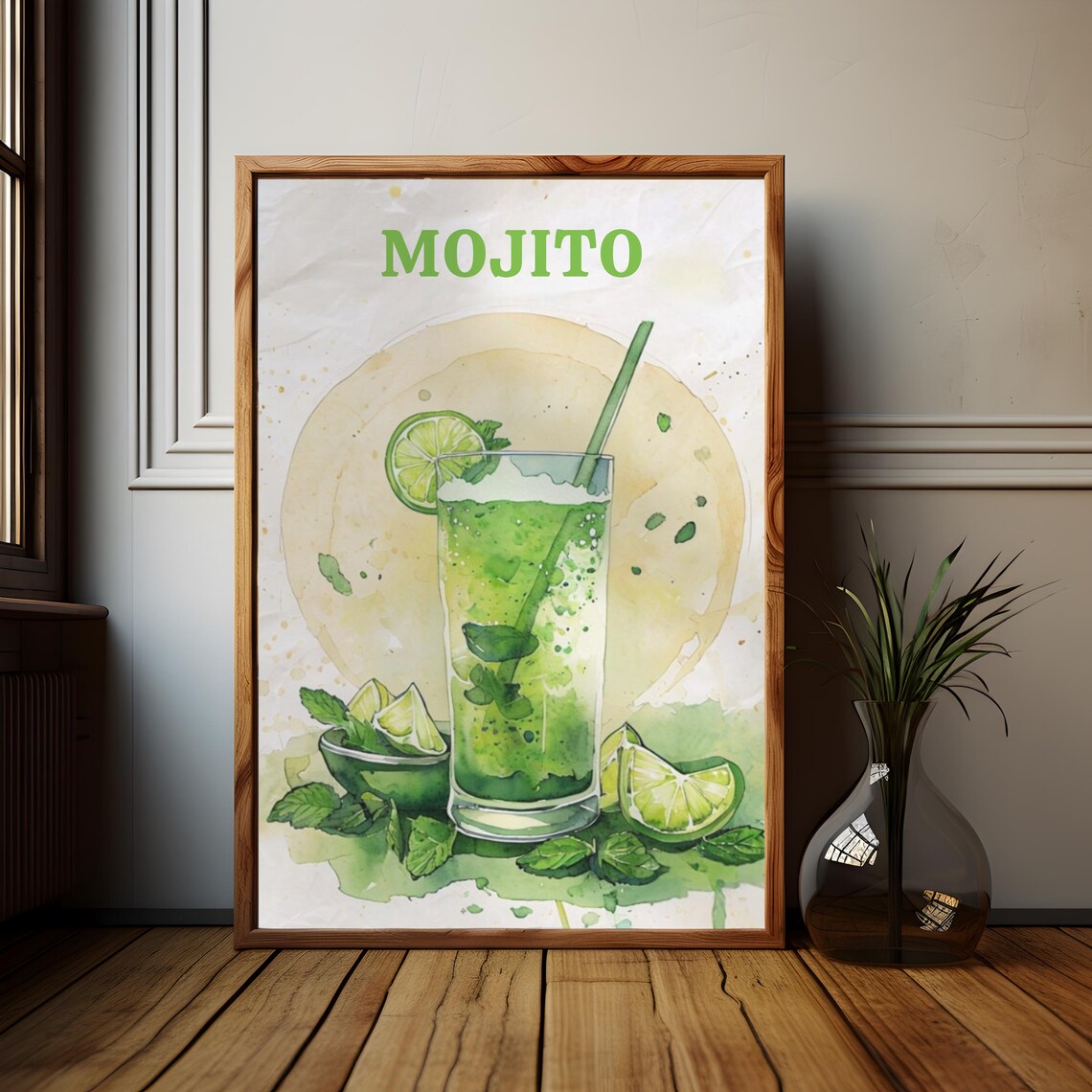 Mojito Poster Print, Kitchen Wall Decor - Image 2