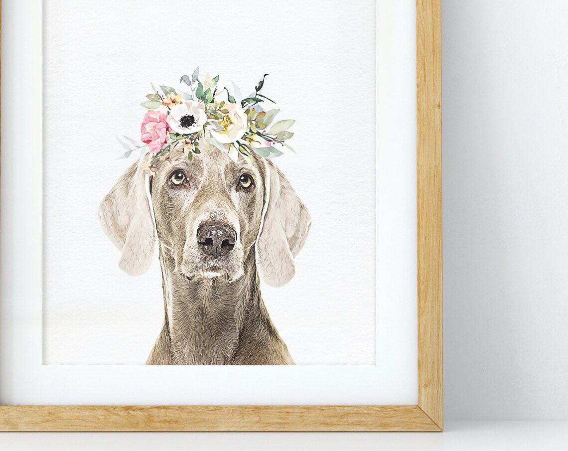 Custom Pet Portrait, Pet Memorial Gift Art Print