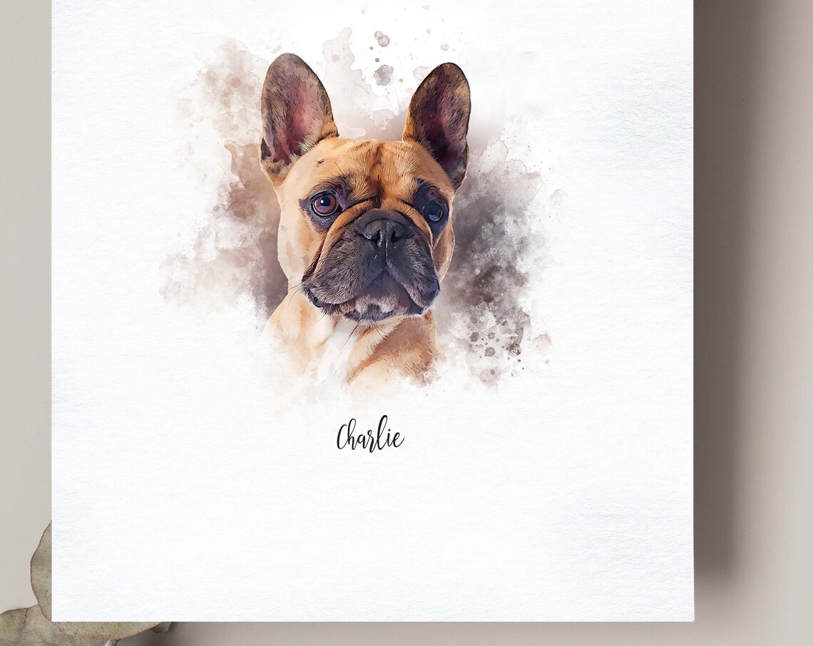 Custom Pet Portrait - Peekaboo Style