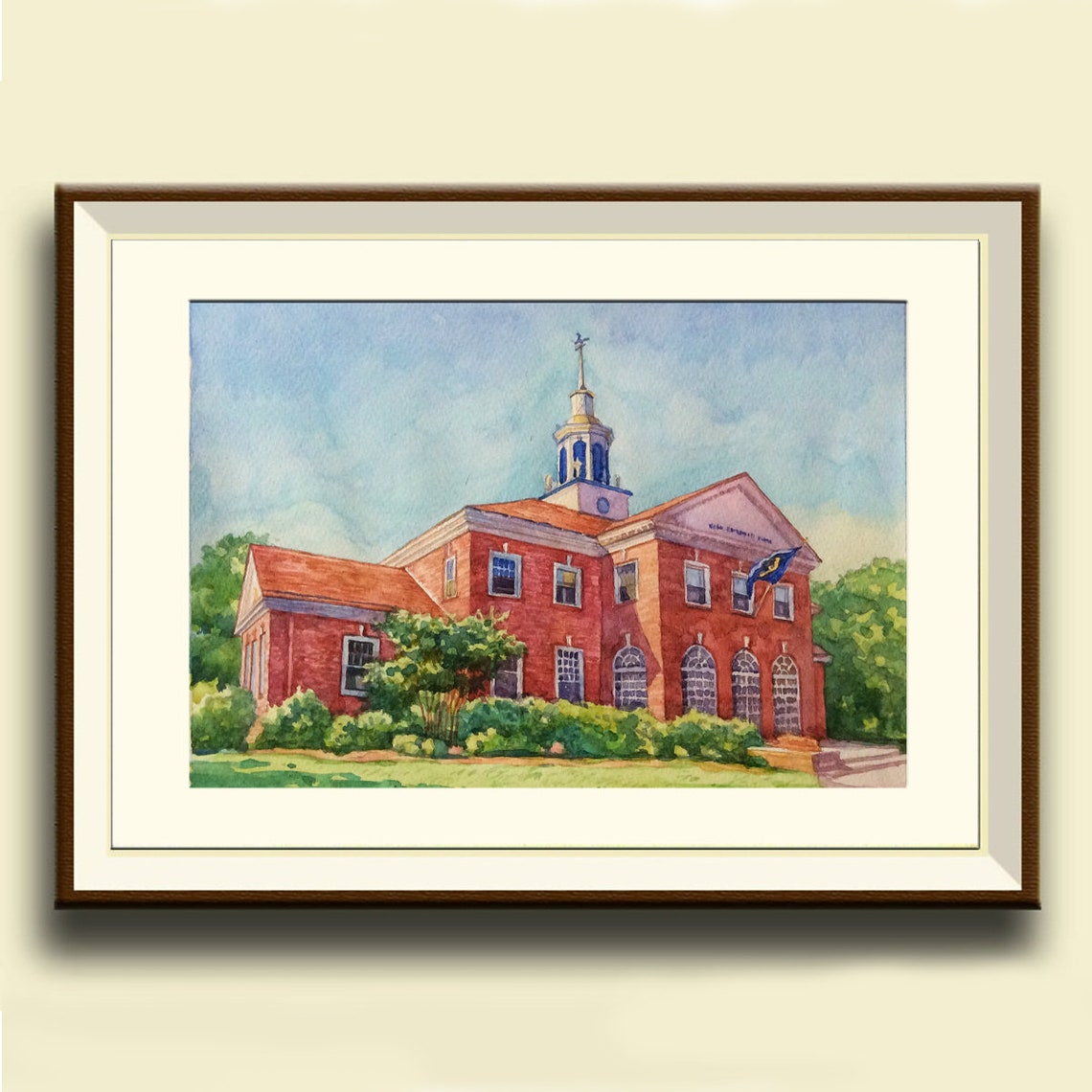 Watercolor Home Painting Custom House Portrait Watercolor House Portrait House Moving Gift House Painting From Photo Drawing Of Home - Image 2