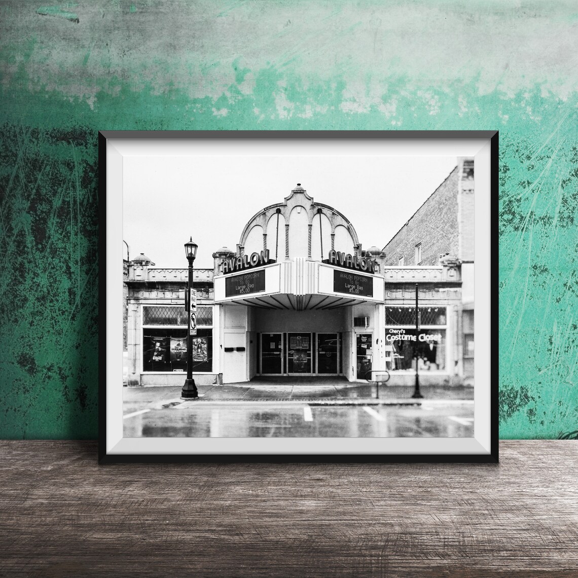 Avalon Theater Vintage Cinema Marquee Platteville Wisconsin Poster - Image 2