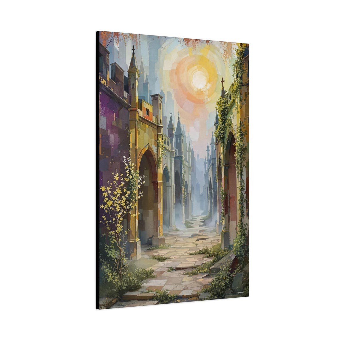 Peaceful Path Abstract Art Print - Image 2