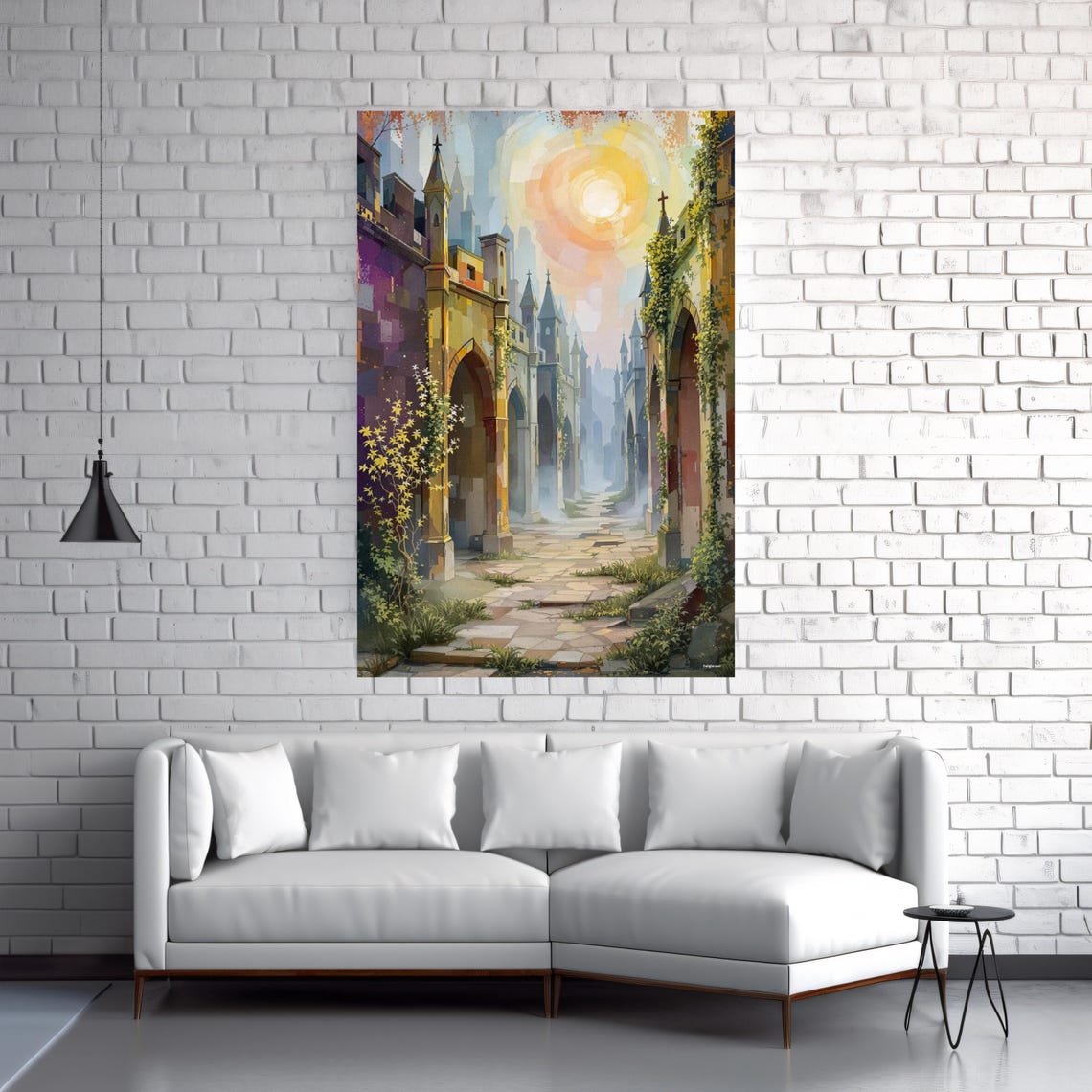 Peaceful Path Abstract Art Print
