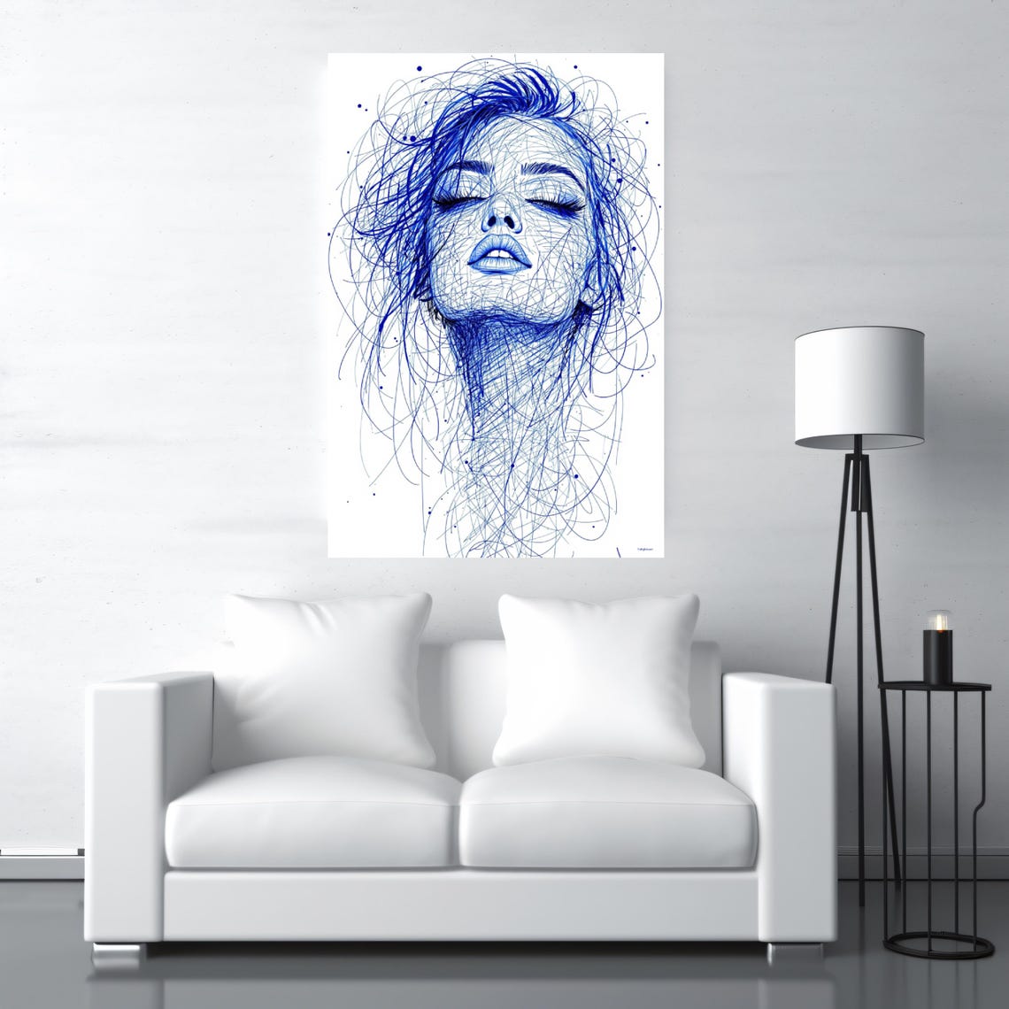 Whispers In Blue - Abstract Art