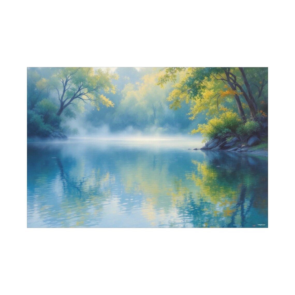 Dreamscape Of Stillness, Abstract Art Print - Image 3