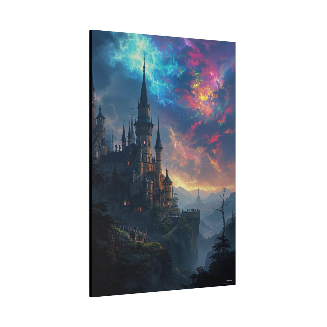 Castle Of Eternal Skies - Fantasy Art Print - Image 2