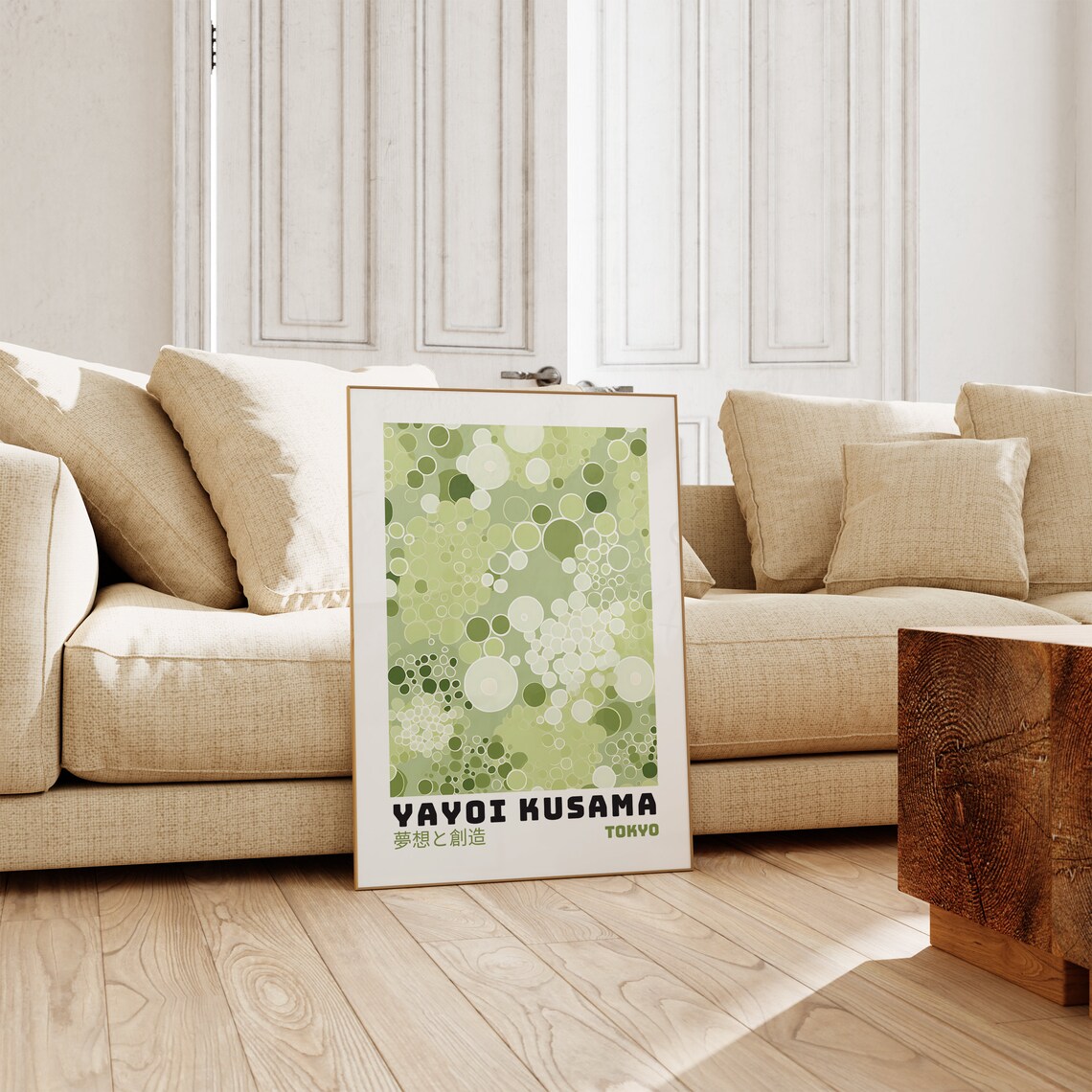 Yayoi Kusama Abstract Japanese Wall Art Poster - Image 3