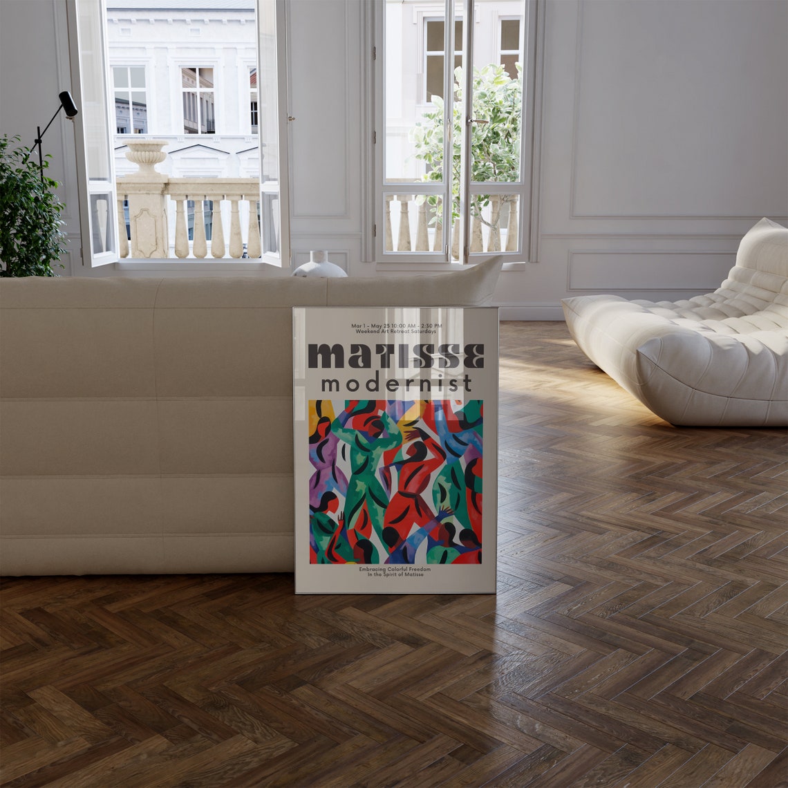 Matisse Modernist Colorful Dancers Joyful Movement Art Poster - Image 2
