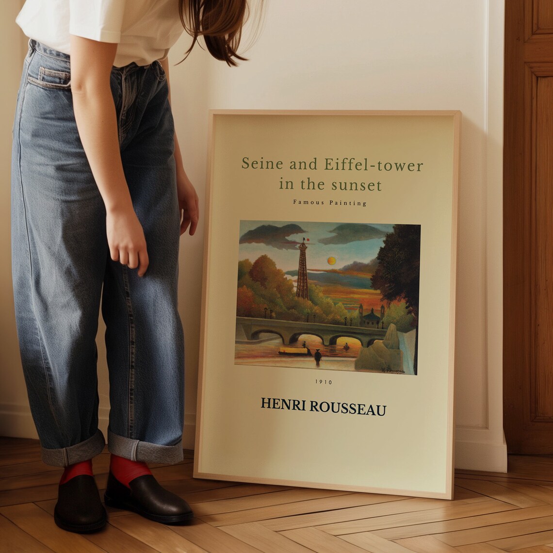 Henri Rousseau Poster Scene In Bagneux On The Outskirts Of Paris Realism Art Antique Decor Home Decoration Garden Poster - Image 4