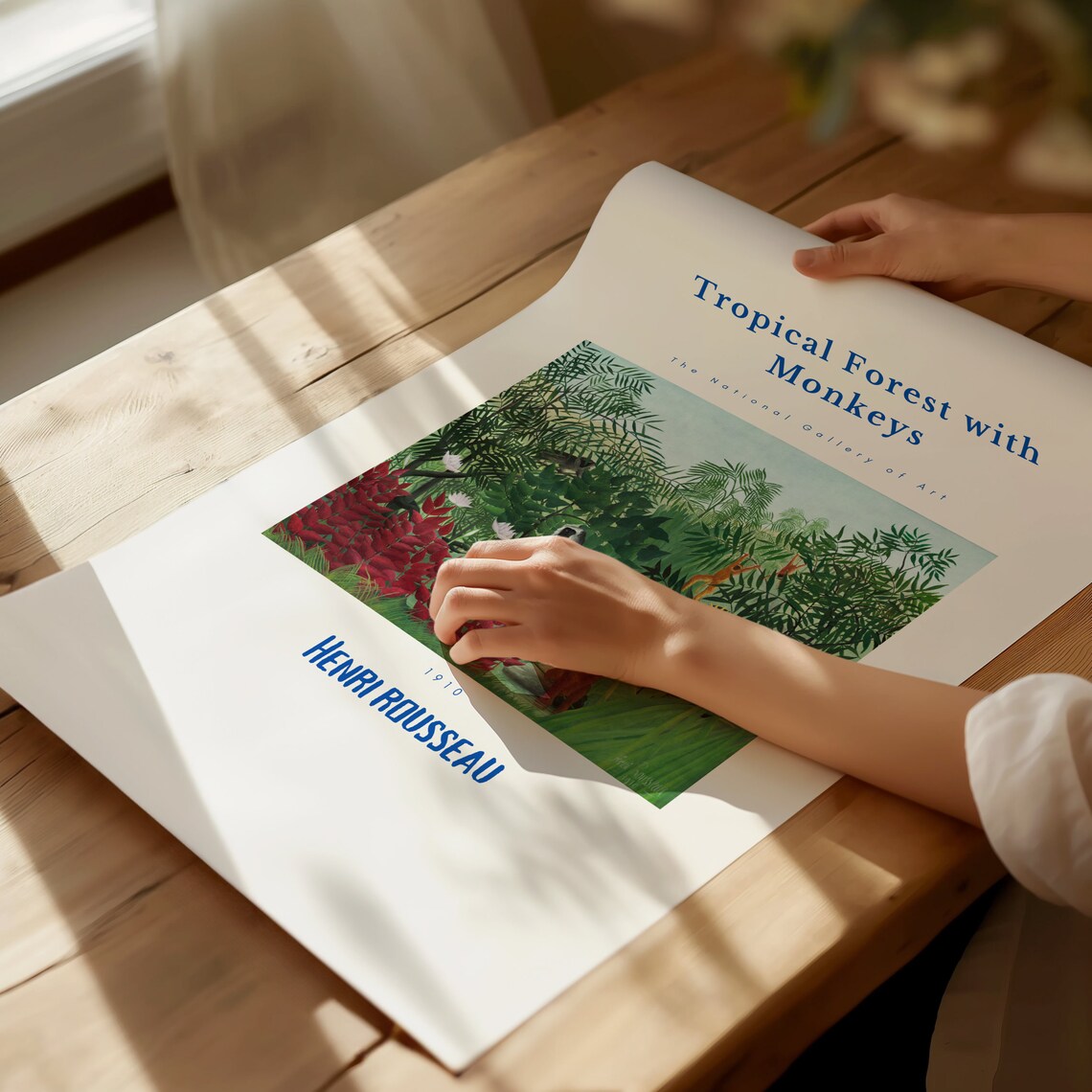 Henri Rousseau Poster Scene In Bagneux On The Outskirts Of Paris Realism Art Antique Decor Home Decoration Garden Poster - Image 3