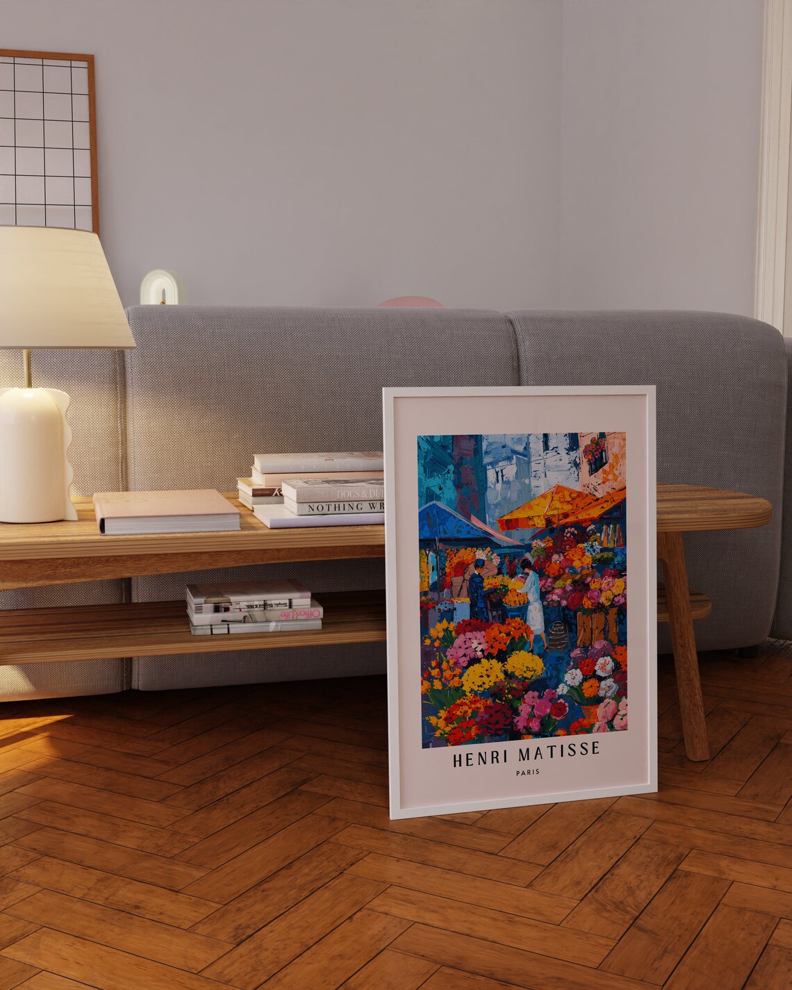 Henri Matisse Paris Flower Market Vibrant Colorful Blooms Art Poster - Image 2