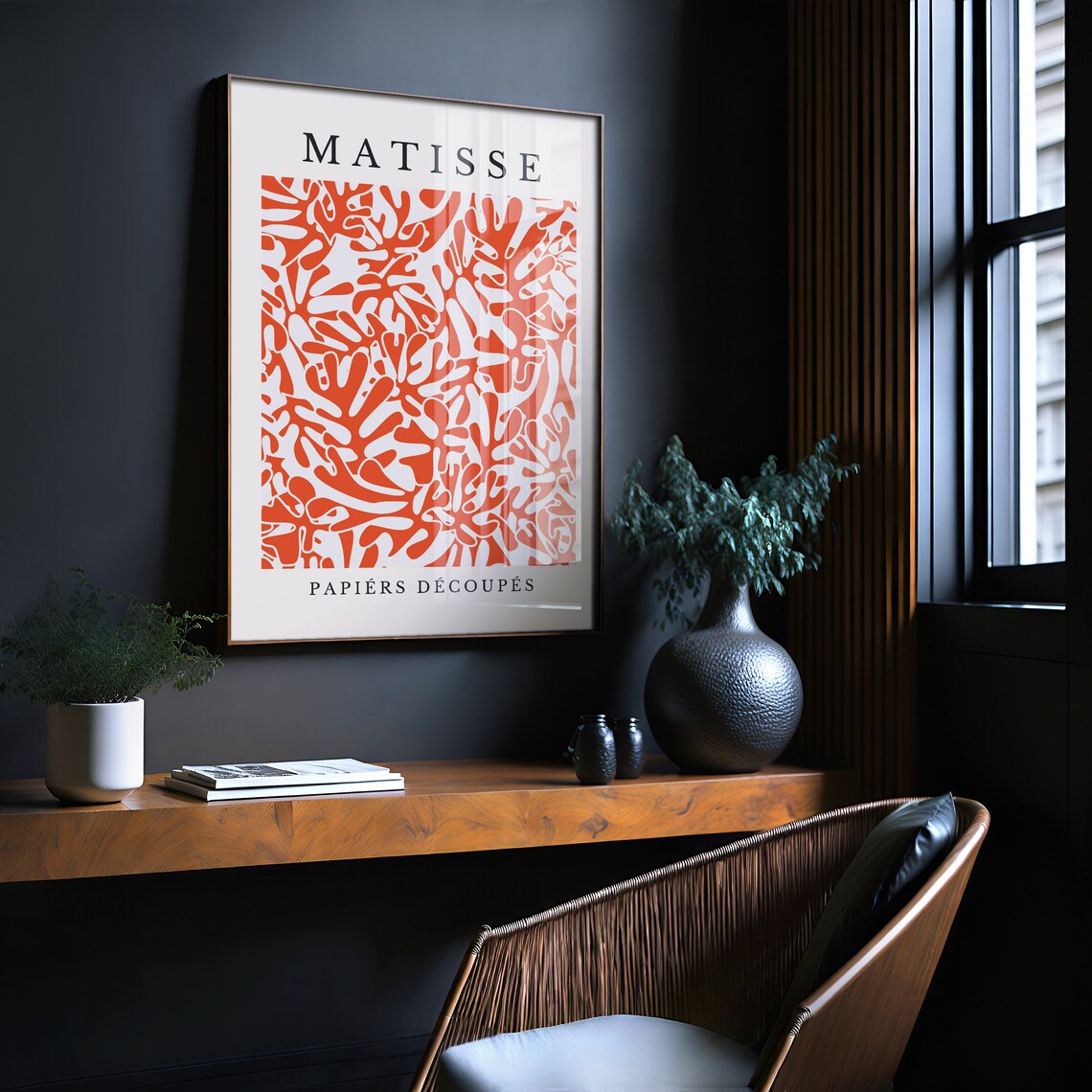Henri Matisse Coral Paper Cutouts Papiers Decoupes Art Poster - Image 3