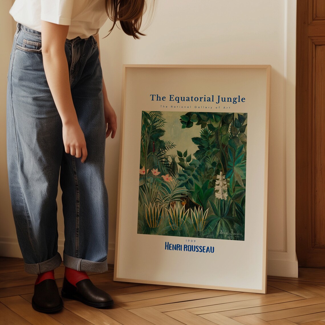 Henri Rousseau Poster Scene In Bagneux On The Outskirts Of Paris Realism Art Antique Decor Home Decoration Garden Poster - Image 4
