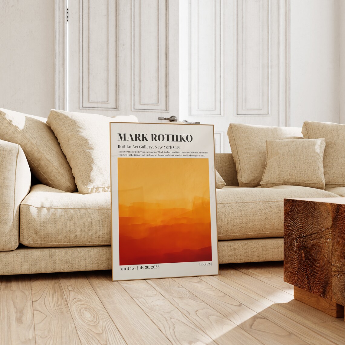 Mark Rothko Exhibition Museum Poster Print - Image 4