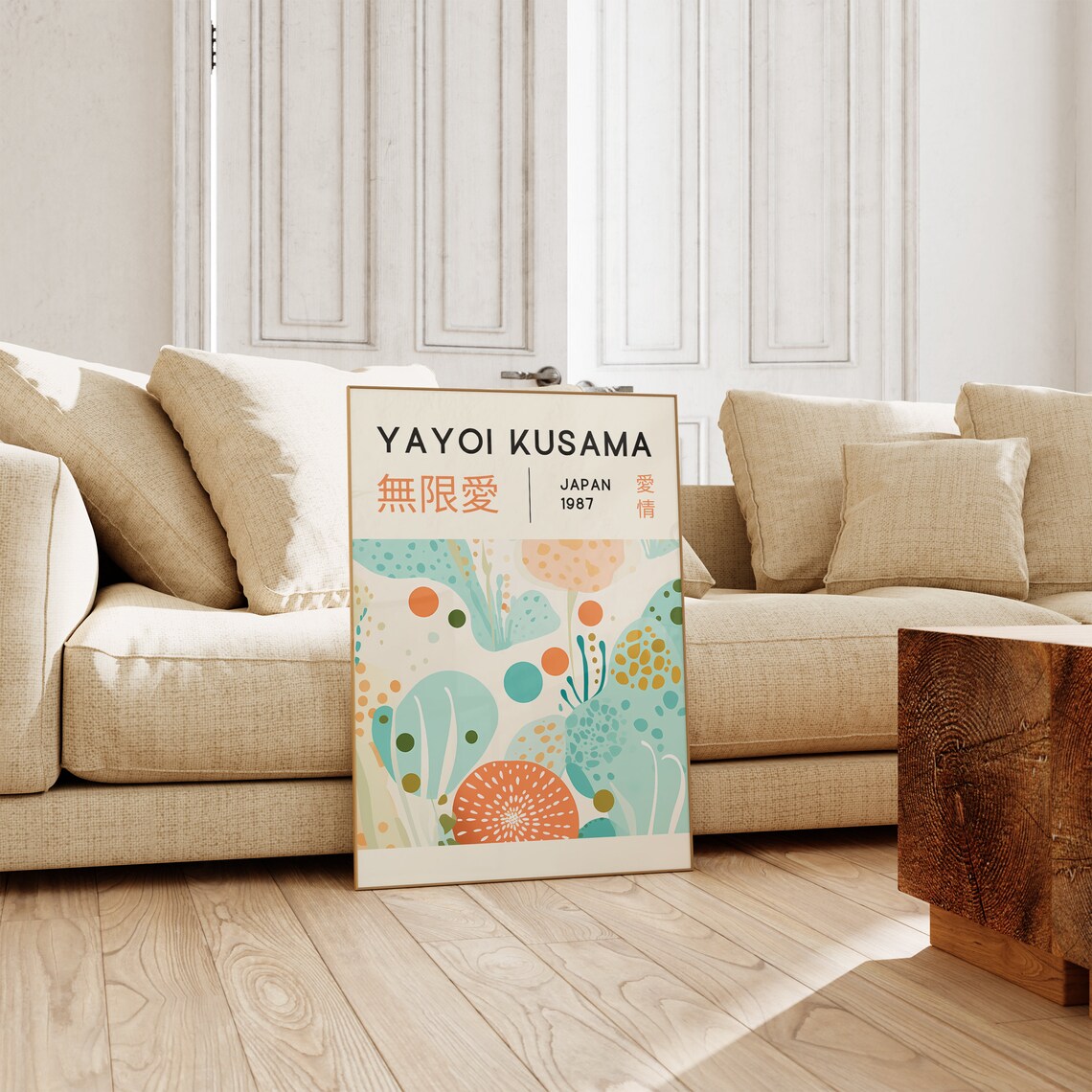 Yayoi Kusama Japanese Home Decor Poster - Image 3