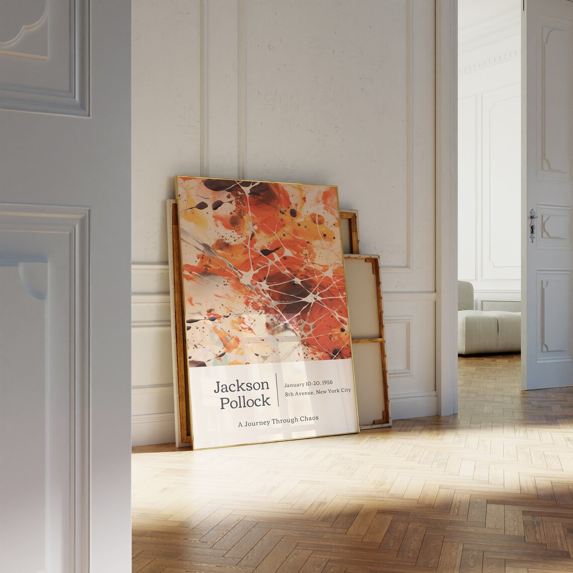 Jackson Pollock Trendy Poster Print - Image 3