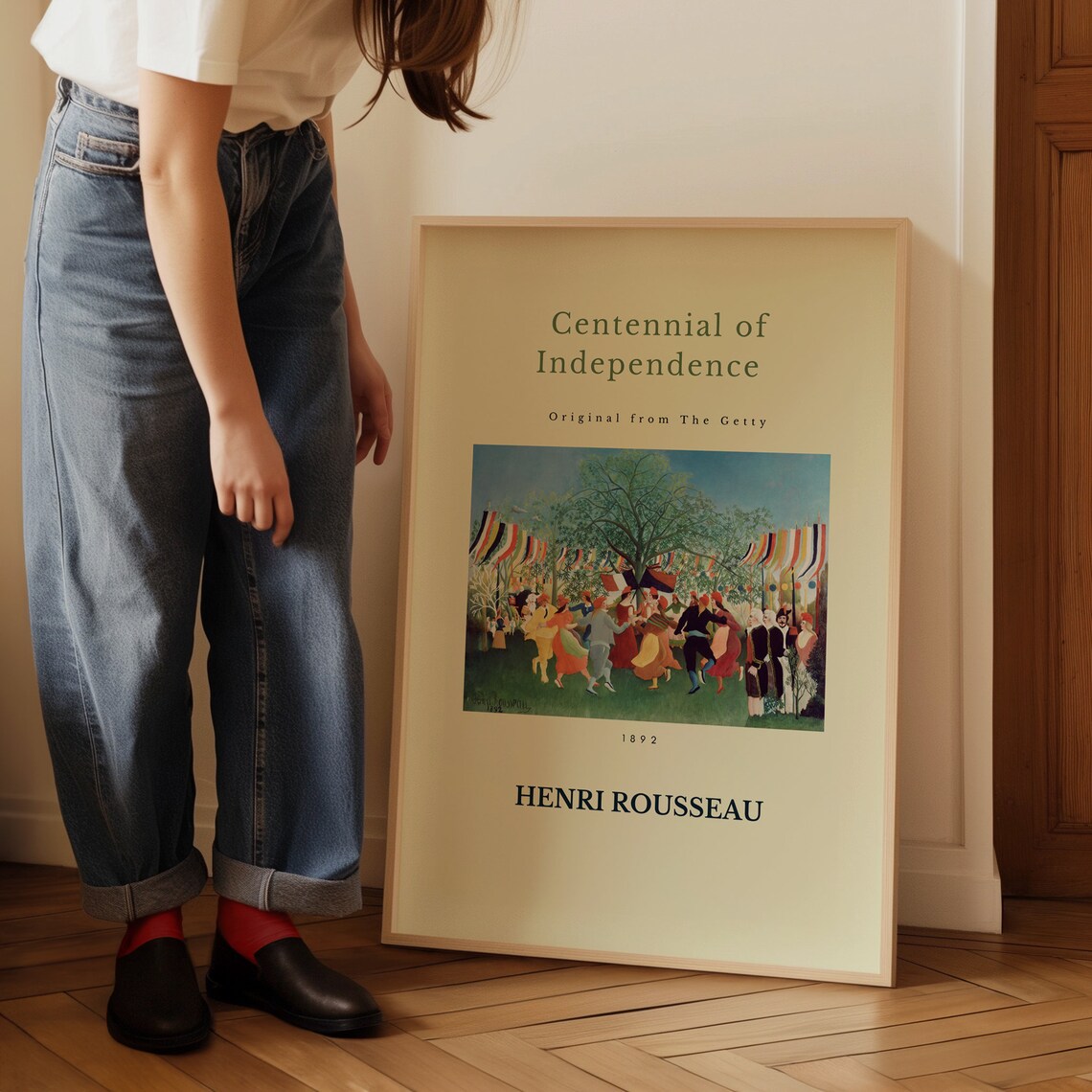 Henri Rousseau Poster Scene In Bagneux On The Outskirts Of Paris Realism Art Antique Decor Home Decoration Garden Poster - Image 4