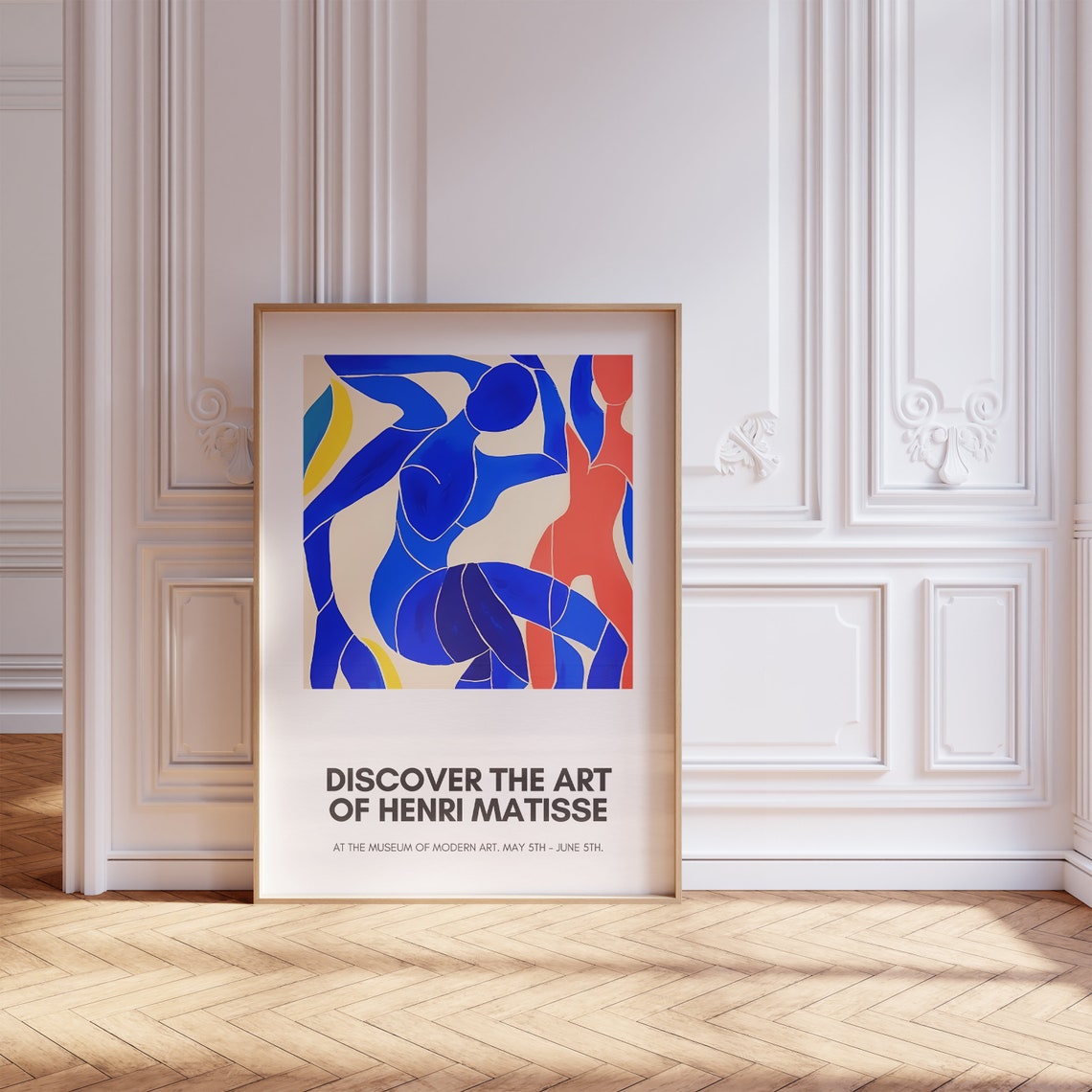 Henri Matisse Blue Dancers Museum of Modern Art Exhibition Poster - Image 4