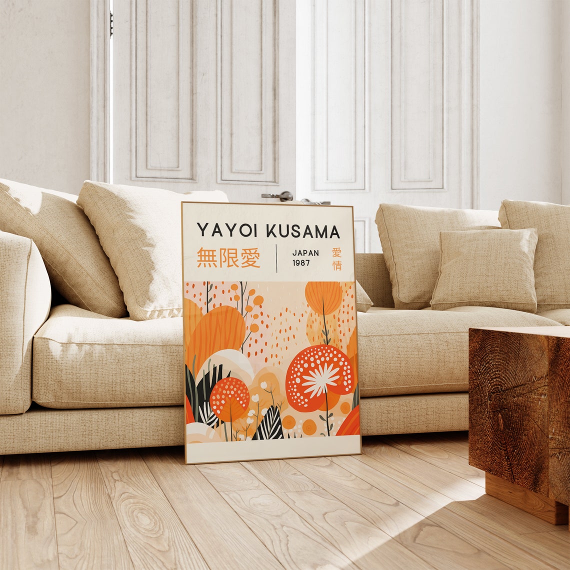 Yayoi Kusama Japanese Abstract Wall Art Print - Image 3